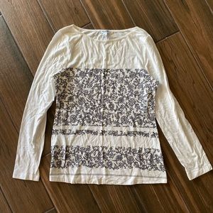 NEW! Old Navy Long Sleeve Floral Shirt